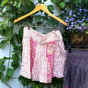 American Eagle MINI Skirt Floral ELASTIC Back 100% Cotton M